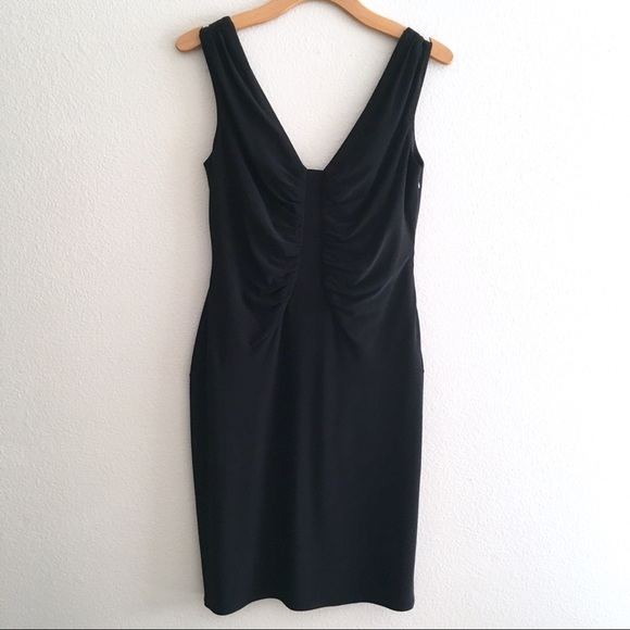 Laundry Shelli Segal Black Sleeveless Dress Sz 8P - Picture 1 of 8